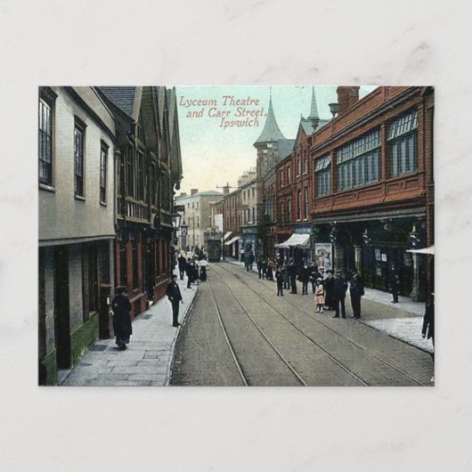 Oud Briefkaart - Carr St, Ipswich, Suffolk (Voorkant)