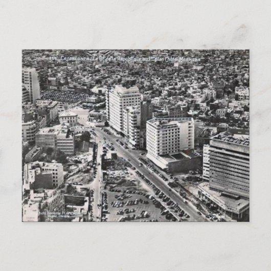 Oud Briefkaart - Casablanca, Marokko (Voorkant)