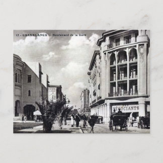 Oud Briefkaart - Casablanca, Marokko