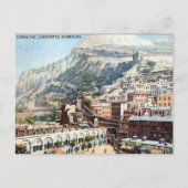 Oud Briefkaart - Casemates Barracks, Gibraltar (Voorkant)
