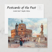 Oud Briefkaart - Castel Sant' Angelo, Rome (Voorkant / Achterkant)