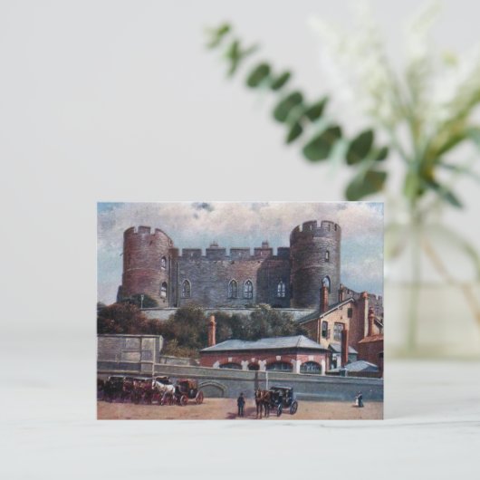Oud Briefkaart - Castle Shrewsbury (Staand voorkant)