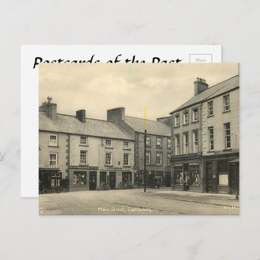 Oud Briefkaart - Castlederg, Co Tyrone (Voorkant / Achterkant)