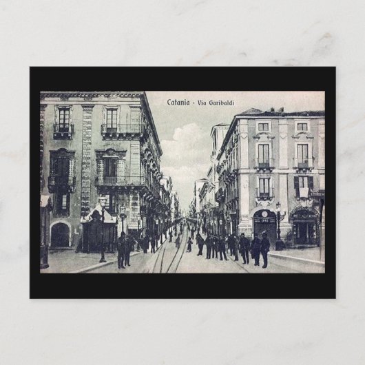 Oud Briefkaart - Catania, Sicilië (Voorkant)