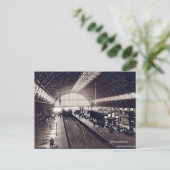 Oud Briefkaart - Centraal station, Amsterdam (Staand voorkant)