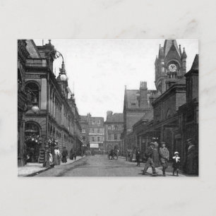 Oud Briefkaart - Centraal station, Sunderland