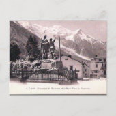 Oud Briefkaart - Chamonix en Mont Blanc (Voorkant)