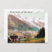 Oud Briefkaart - Chamonix en Mont Blanc (Voorkant / Achterkant)