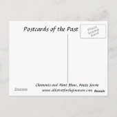 Oud Briefkaart - Chamonix en Mont Blanc (Achterkant)