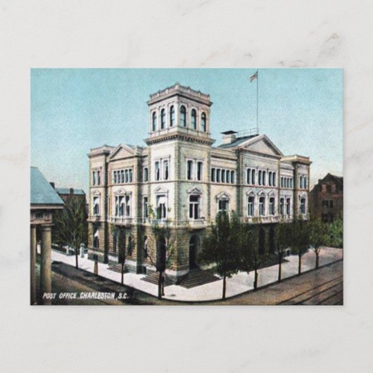 Oud Briefkaart - Charleston, South Carolina (Voorkant)