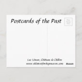 Oud Briefkaart - Château de Chillon, Zwitserland (Achterkant)