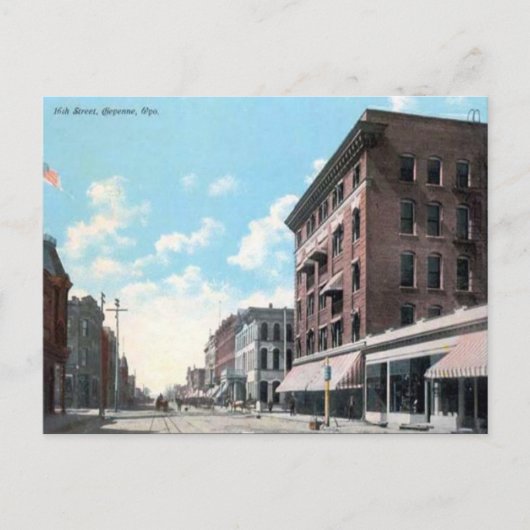 Oud Briefkaart - Cheyenne, Wyoming (Voorkant)