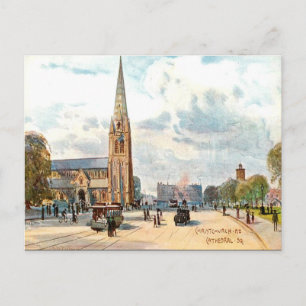 Oud Briefkaart - ChristChurch, NZ