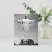 Oud Briefkaart - Christo Redemptor, Rio de Janeiro (Staand voorkant)