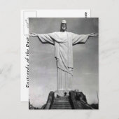 Oud Briefkaart - Christo Redemptor, Rio de Janeiro (Voorkant / Achterkant)
