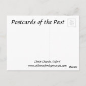 Oud Briefkaart - Christuskerk, Oxford (Achterkant)