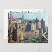 Oud Briefkaart - Cité de Carcassonne, Aude (Voorkant / Achterkant)