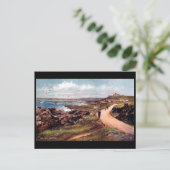 Oud Briefkaart - Cobo Bay, Guernsey, de Kanaaleila (Staand voorkant)