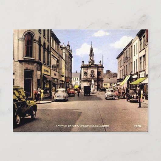 Oud Briefkaart - Coleraine, Co Derry (Voorkant)