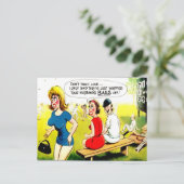 Oud Briefkaart - Comic Cricket Briefkaart (Staand voorkant)