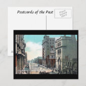 Oud Briefkaart - commissaris Street, Johannesburg (Voorkant / Achterkant)