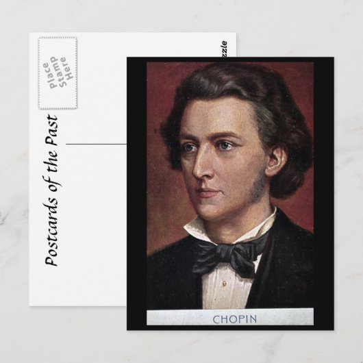 Oud Briefkaart - Composers - Chopin (Voorkant / Achterkant)