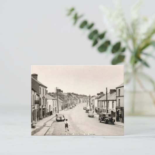 Oud Briefkaart - Cootehill, Co Cavan (Staand voorkant)