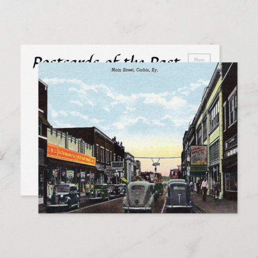 Oud Briefkaart - Corbin, Kentucky, VS (Voorkant / Achterkant)