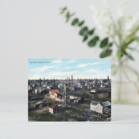 Oud Briefkaart - Corsicana, Texas (Staand voorkant)