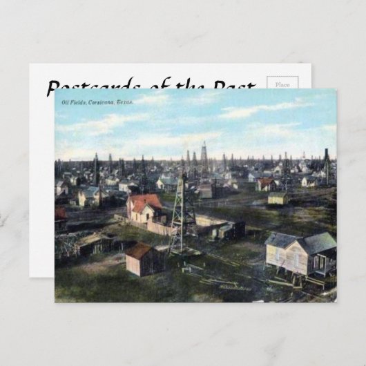 Oud Briefkaart - Corsicana, Texas (Voorkant / Achterkant)