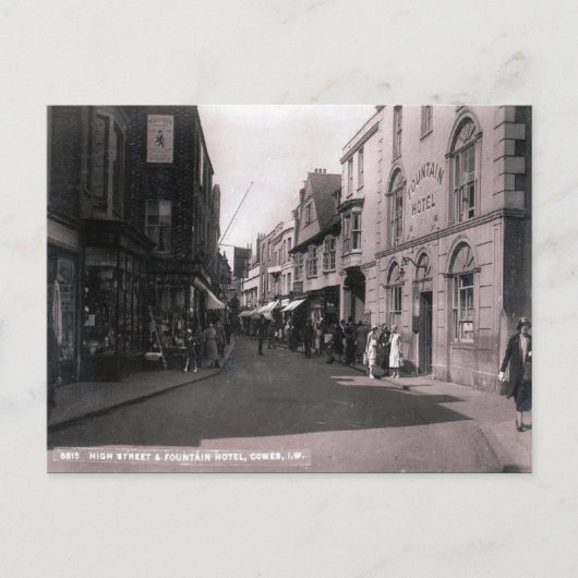 Oud Briefkaart - Cowes, eiland Wight (Voorkant)