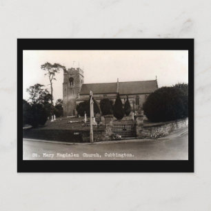Oud Briefkaart - Cubbington-kerk, Leamington Spa