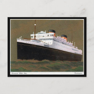 Oud Briefkaart - Cunard White Star Liner "Britanni