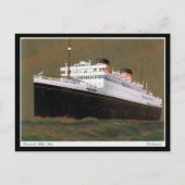 Oud Briefkaart - Cunard White Star Liner "Britanni (Voorkant)