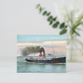 Oud Briefkaart - DAR Steamer, Yarmouth, NS (Staand voorkant)