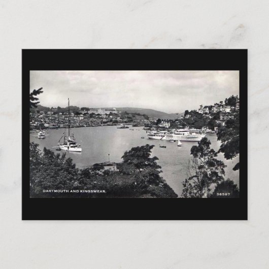 Oud Briefkaart - Dartmouth en Kingskleding (Voorkant)