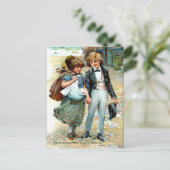 Oud Briefkaart, David Copperfield van Charles Dick Briefkaart (Staand voorkant)