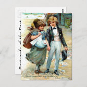 Oud Briefkaart, David Copperfield van Charles Dick Briefkaart (Voorkant / Achterkant)