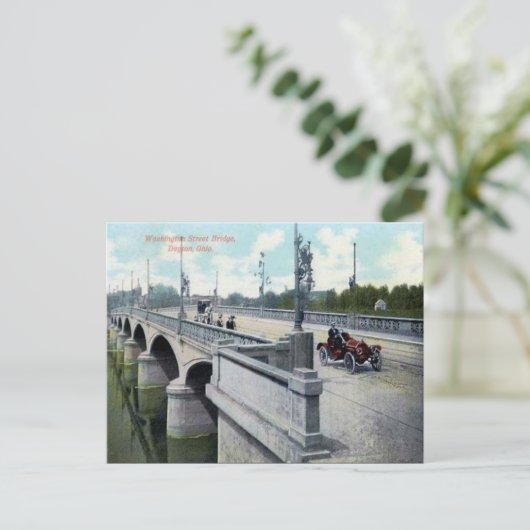 Oud Briefkaart - Dayton, Ohio, VS (Staand voorkant)