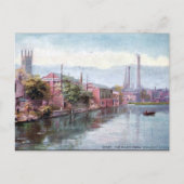 Oud Briefkaart - De Derwent, Derby (Voorkant)