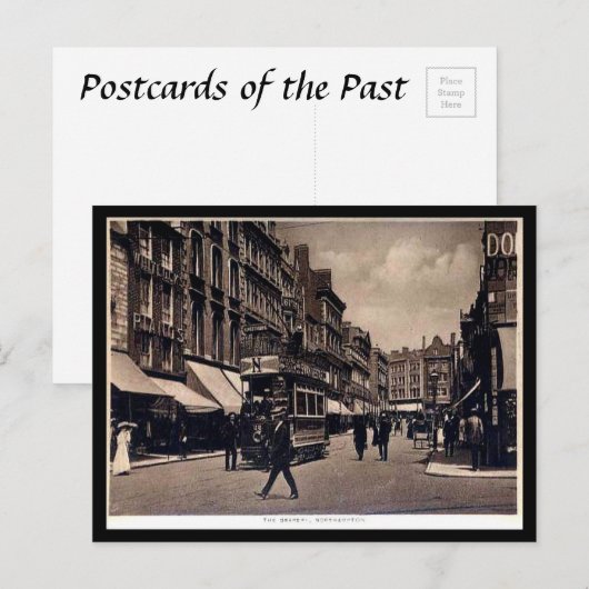 Oud Briefkaart - De Drapery, Northampton (Voorkant / Achterkant)