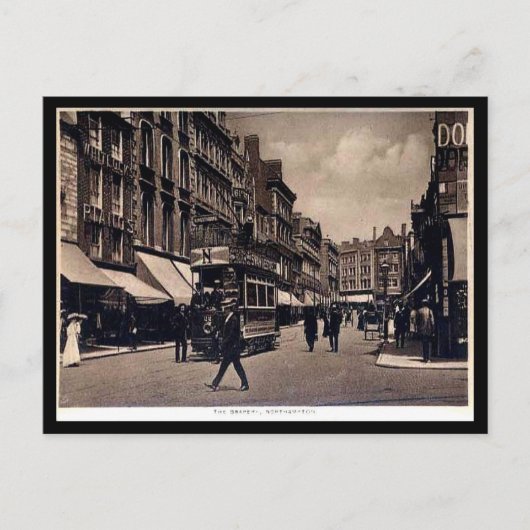 Oud Briefkaart - De Drapery, Northampton (Voorkant)