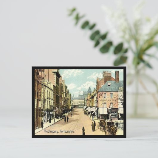 Oud Briefkaart - De Drapery, Northampton (Staand voorkant)