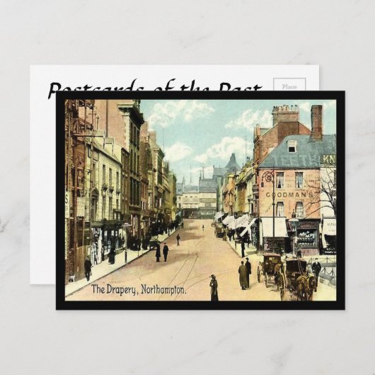 Oud Briefkaart - De Drapery, Northampton (Voorkant / Achterkant)