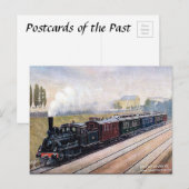 Oud Briefkaart - de Orient Express (Voorkant / Achterkant)