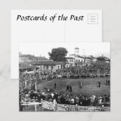 Oud Briefkaart - De Paddock, Doncaster Racecursus (Voorkant / Achterkant)