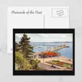 Oud Briefkaart - De pier, Torquay (Voorkant / Achterkant)