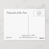 Oud Briefkaart - De pier, Torquay (Achterkant)