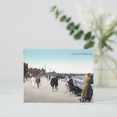 Oud Briefkaart - De promenade, Whitley Bay (Staand voorkant)