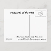Oud Briefkaart - Delhi, India (Achterkant)